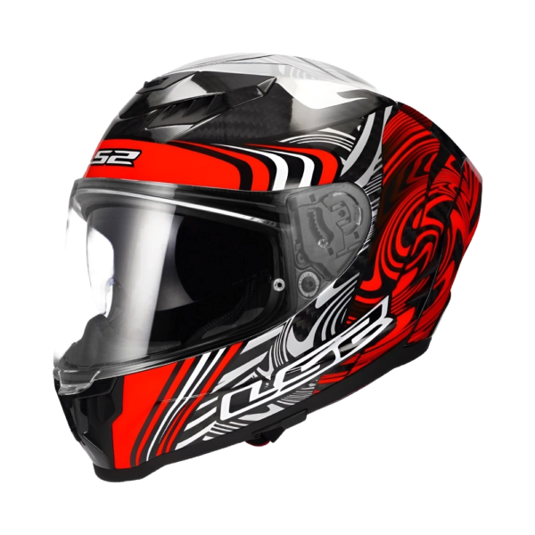 Casco integral para moto XKUDO X-357 SKAR negro / rojo 6