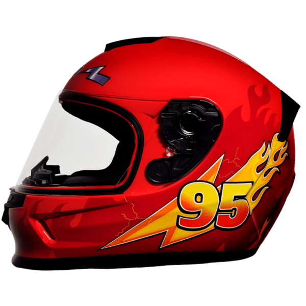 Casco integral para moto XKUDO X-357 SKAR negro / rojo 6