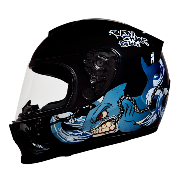 Casco integral para moto XKUDO X-357 SKAR negro / rojo 6