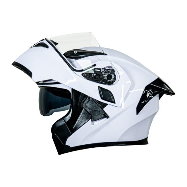 Casco abatible para moto XKUDO RAPER blanco - SP