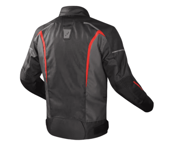 Casaca para moto de hombre LS2 SEPANG negro/rojo