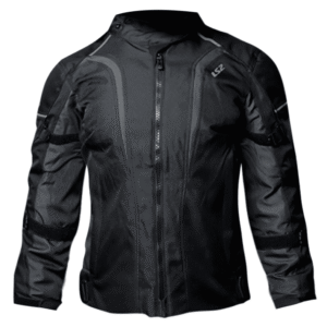 Casaca para moto de mujer LS2 SEPANG negro/gris oscuro
