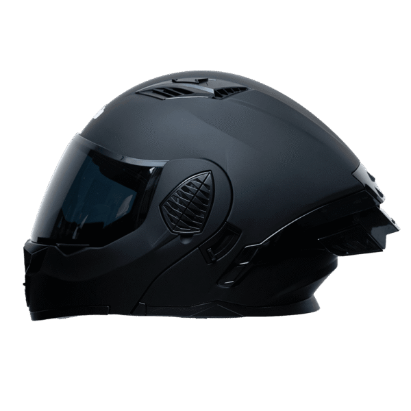 Casco articulado para moto XKUDO DEEP negro mate