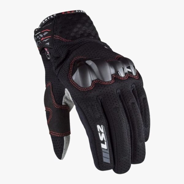 Guante para moto de hombre LS2 CHAKI negro