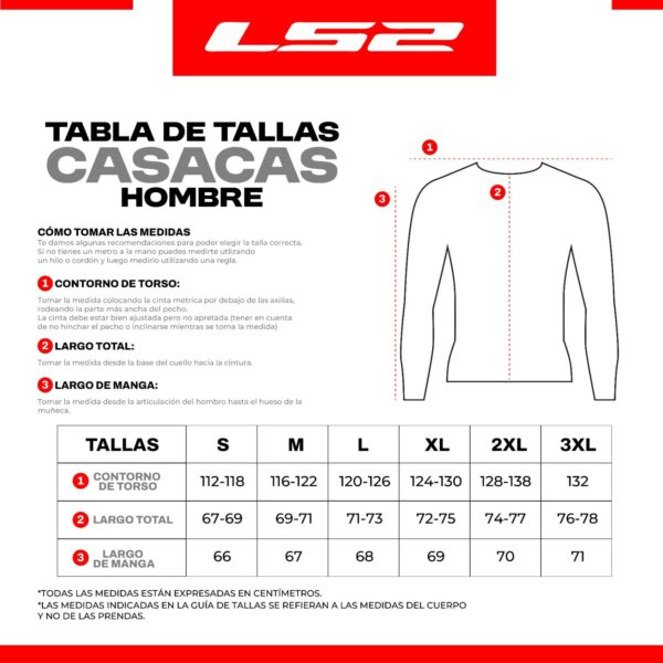 Casaca para moto de hombre LS2 SEPANG negro/rojo