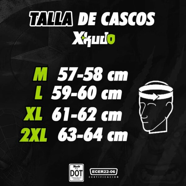 Casco abatible para moto XKUDO RAPER blanco - SP