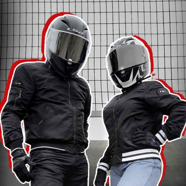 Casaca para moto de hombre LS2 BRIGHTON negro