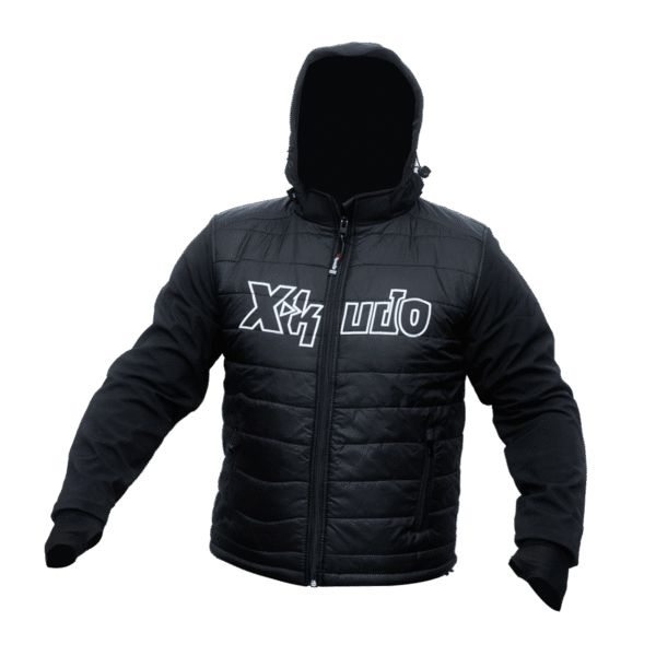 Casaca para moto de hombre XKUDO KIF negro - CE