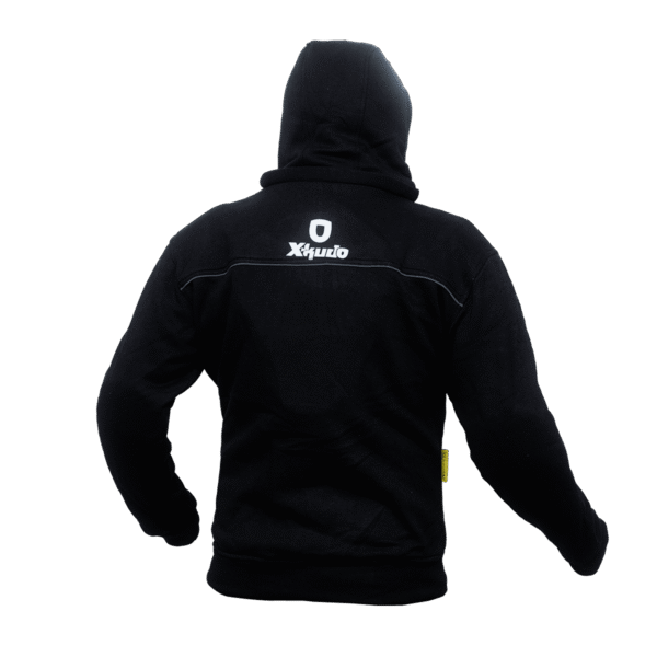 Polera con capucha para moto de mujer XKUDO LANCER negro - CE