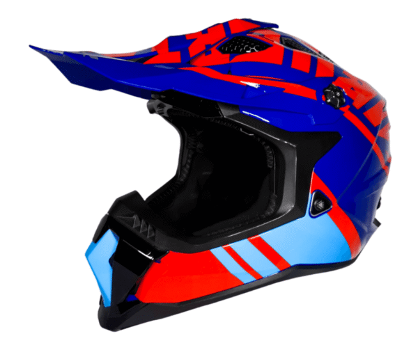 Casco para cross LS2 MX700 GAMMAX azul/rojo