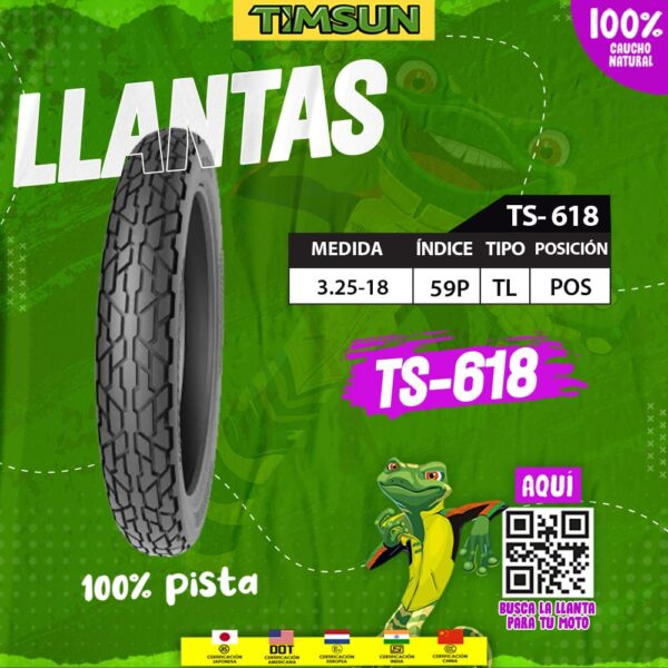 Llanta para moto TIMSUN TS-618