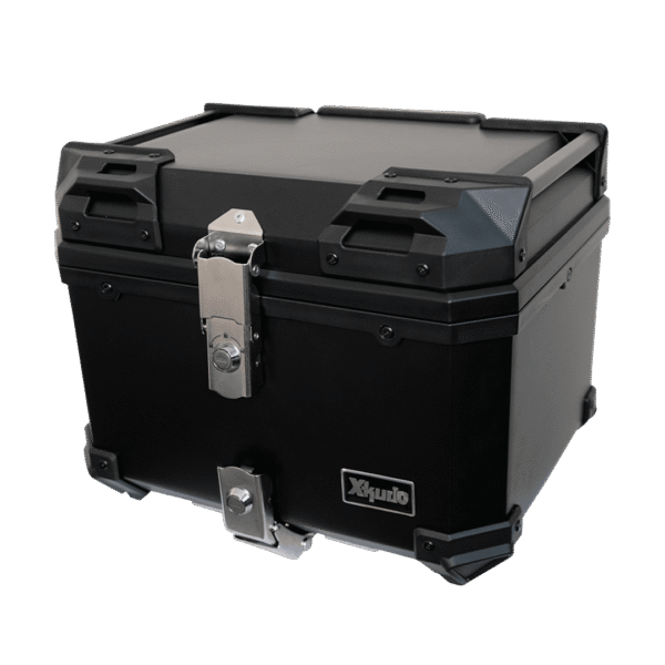 Top Case XKUDO E-530 NEGRO - 42 LT - C/ESPALDAR-BASE ALUMINIO