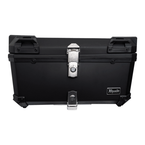 Top Case XKUDO E-580 NEGRO - 60 LT - C/ESPALDAR-BASE ALUMINIO