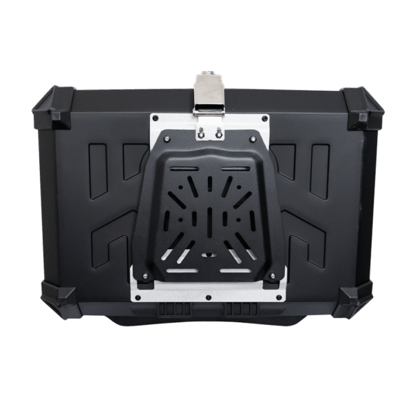 Top Case XKUDO E-580 NEGRO - 60 LT - C/ESPALDAR-BASE ALUMINIO