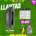Llanta para moto TIMSUN TS-822 doble proposito - Imagen 2