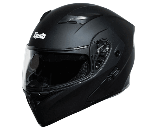 Casco abatible para moto XKUDO SOLID negro mate