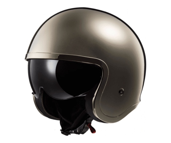 casco abierto LS2 OF599 Cromado
