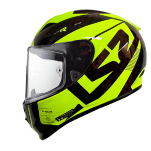 Casco para moto FF323 ARROW CARBON EVO amarillo/vino