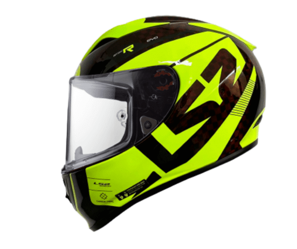 Casco para moto FF323 ARROW CARBON EVO amarillo/vino