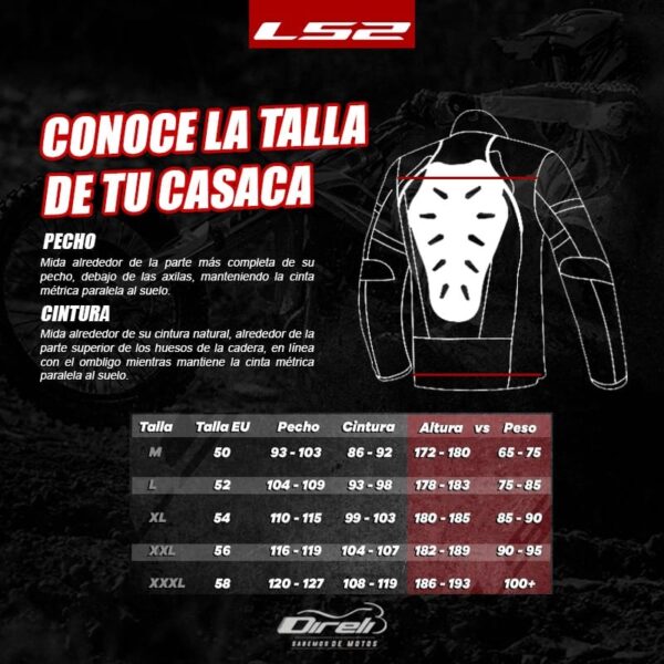 Casaca para moto de hombre LS2 BRIGHTON negro