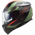 Casco Integral LS2 FF327 FOLD verde mate/naranja